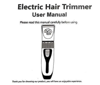 Dog Cat Pet Grooming Kit Rechargeable Cordless Electric Hair Clipper Trimmer Set