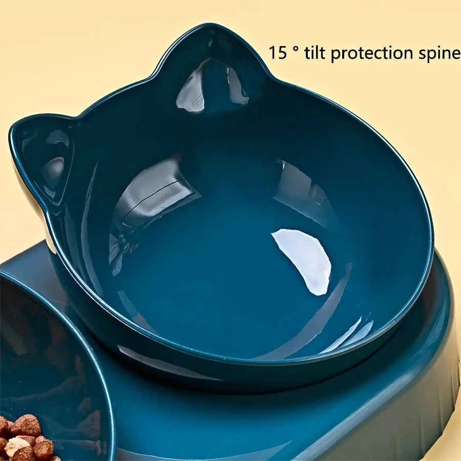 Elevated Pet Feeding Station with Automatic Water Dispenser