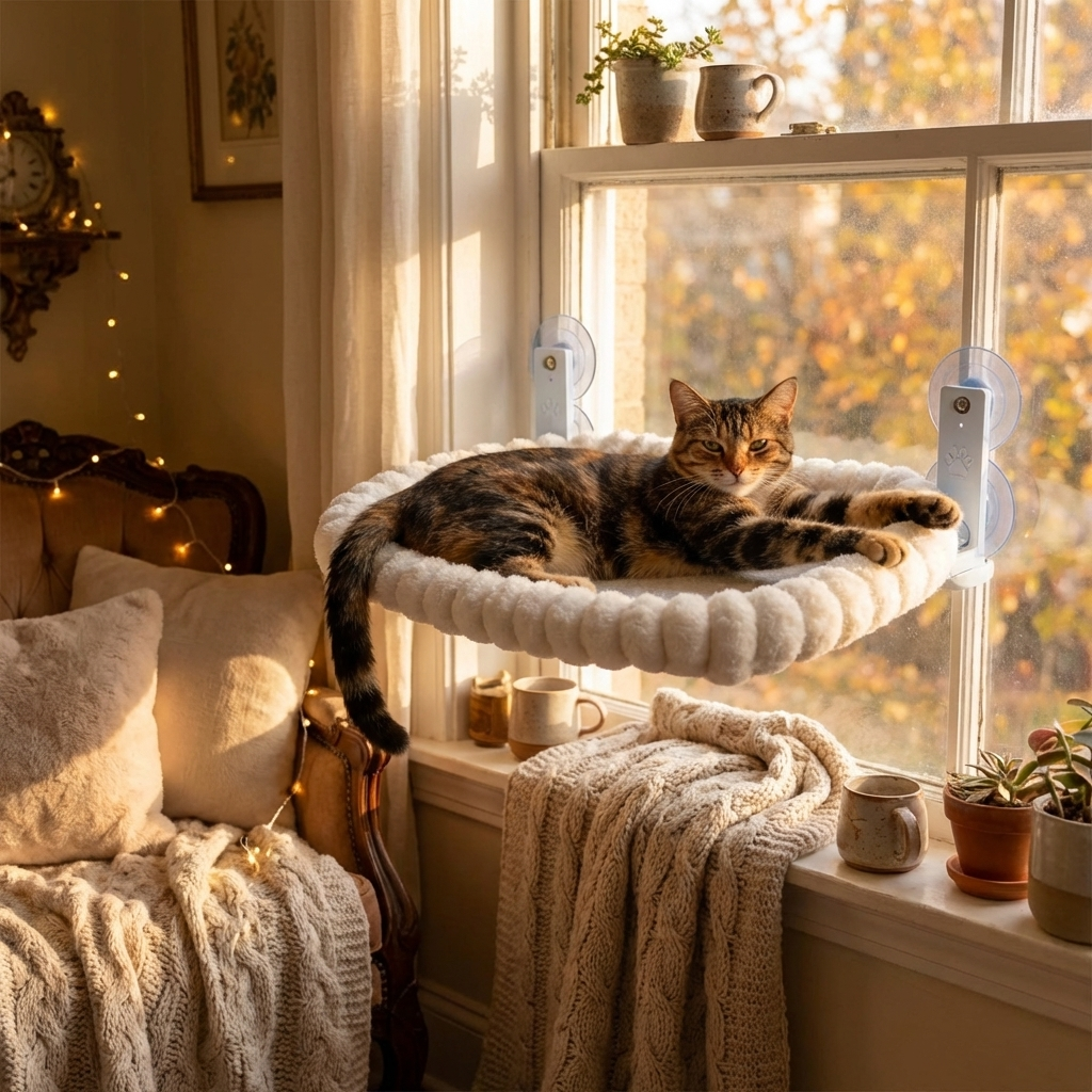 Plush Window Hammock