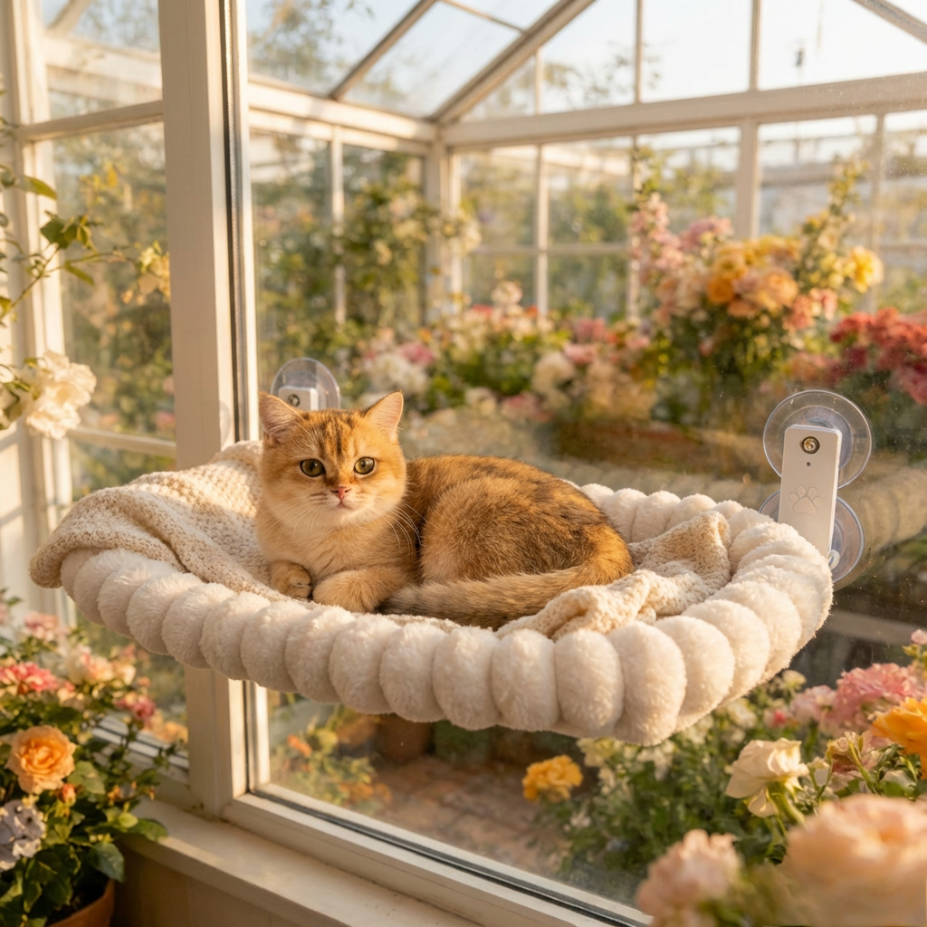 Plush Window Hammock