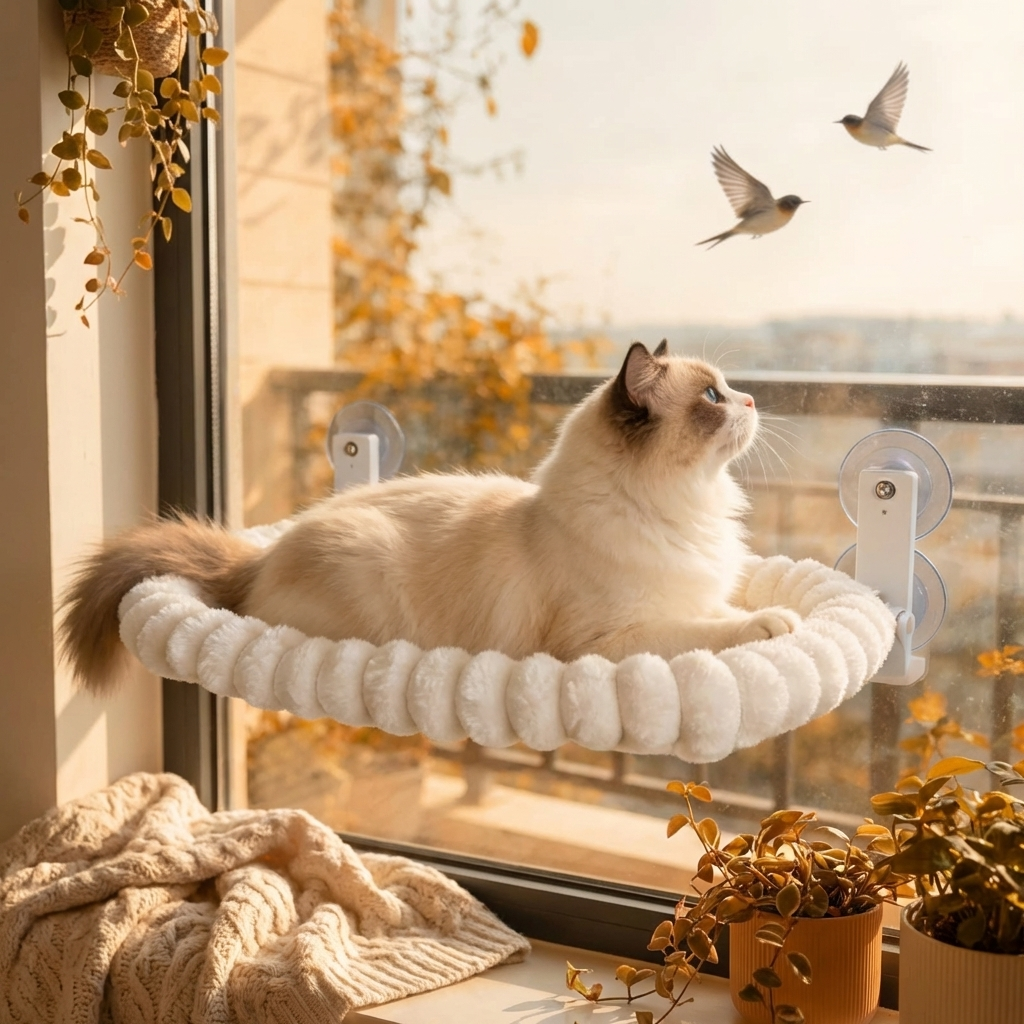 Plush Window Hammock