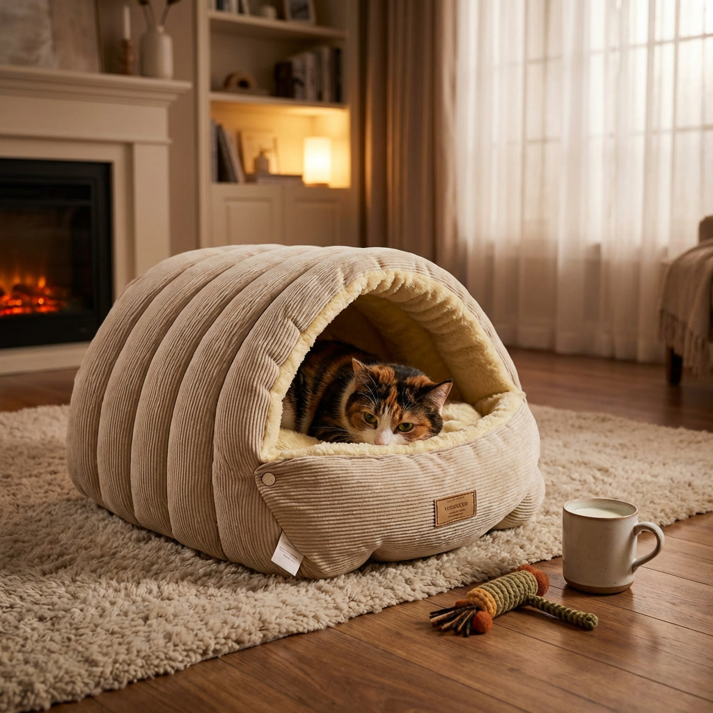 Enclosed Cave Bed