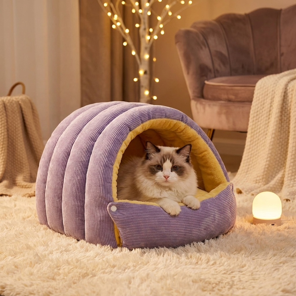 Enclosed Cave Bed