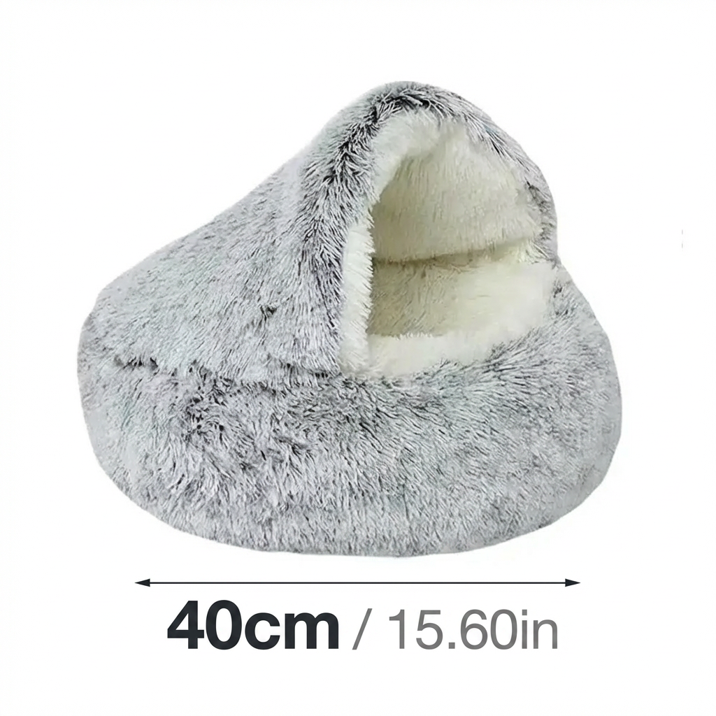 Plush Round Bed