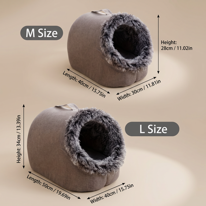 Portable Cozy Cat Bed with Handle