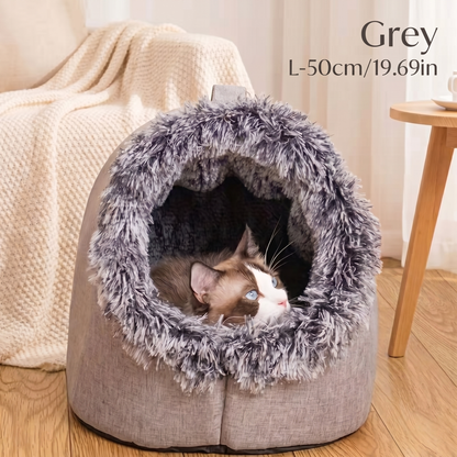 Portable Cozy Cat Bed with Handle