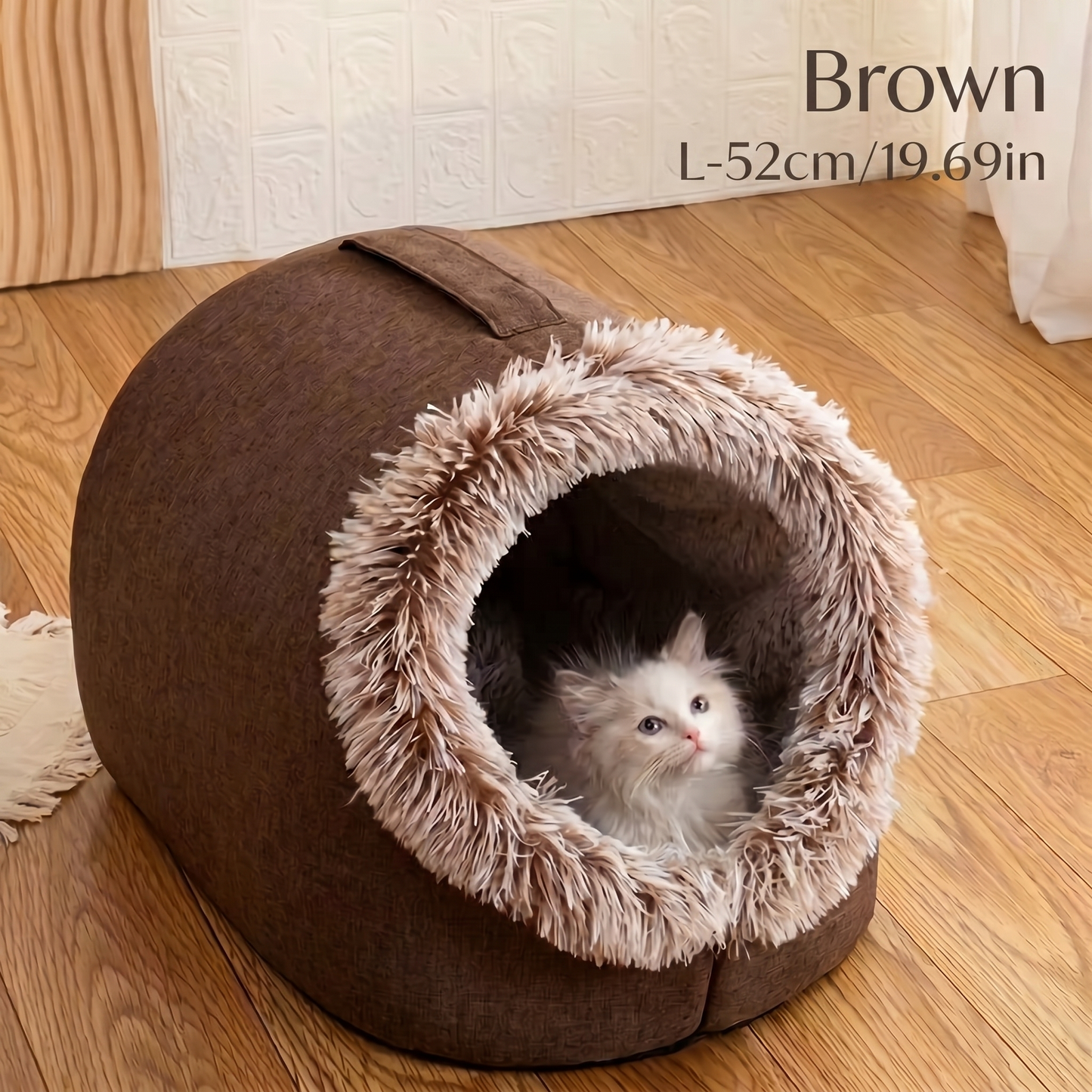 Portable Cozy Cat Bed with Handle