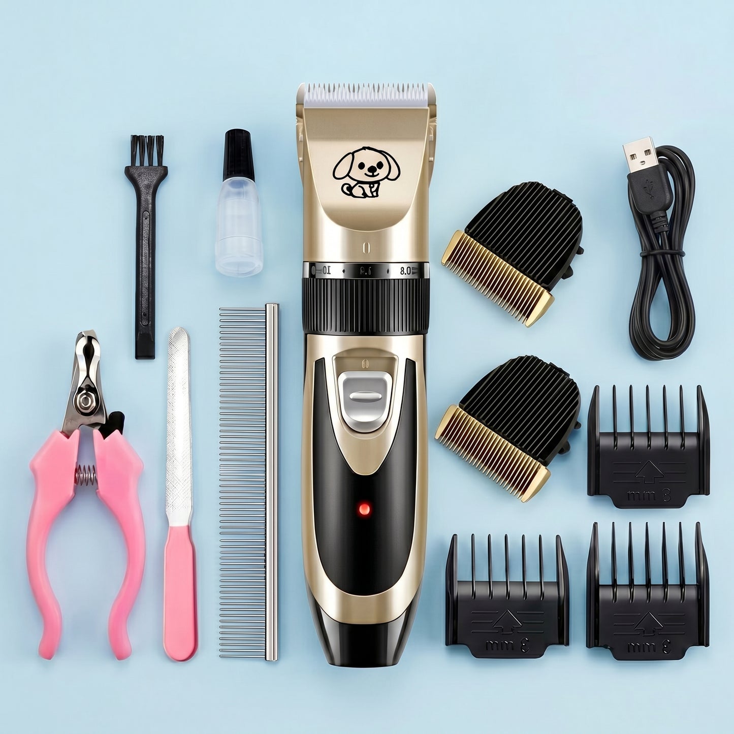 Pet Grooming Clipper Kit